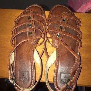 Frye Flat Gladiator Sandals